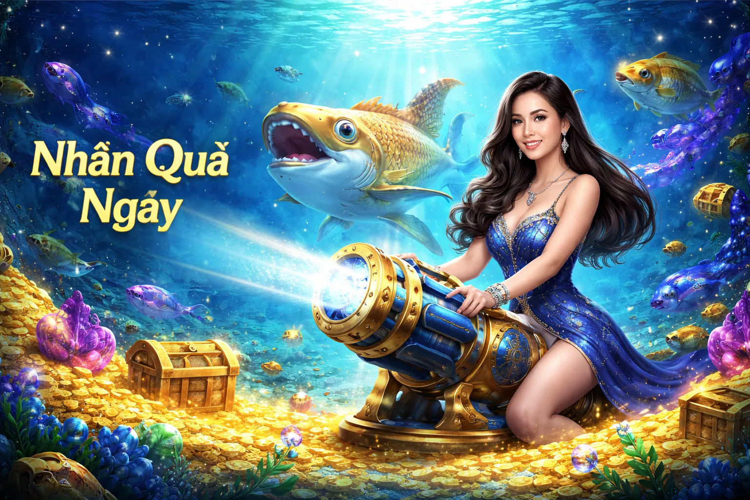Hình ảnh chủ đạo trò chơi Nổ Hũ và Máy Đánh Bạc tại gacam67 khuyến mãi